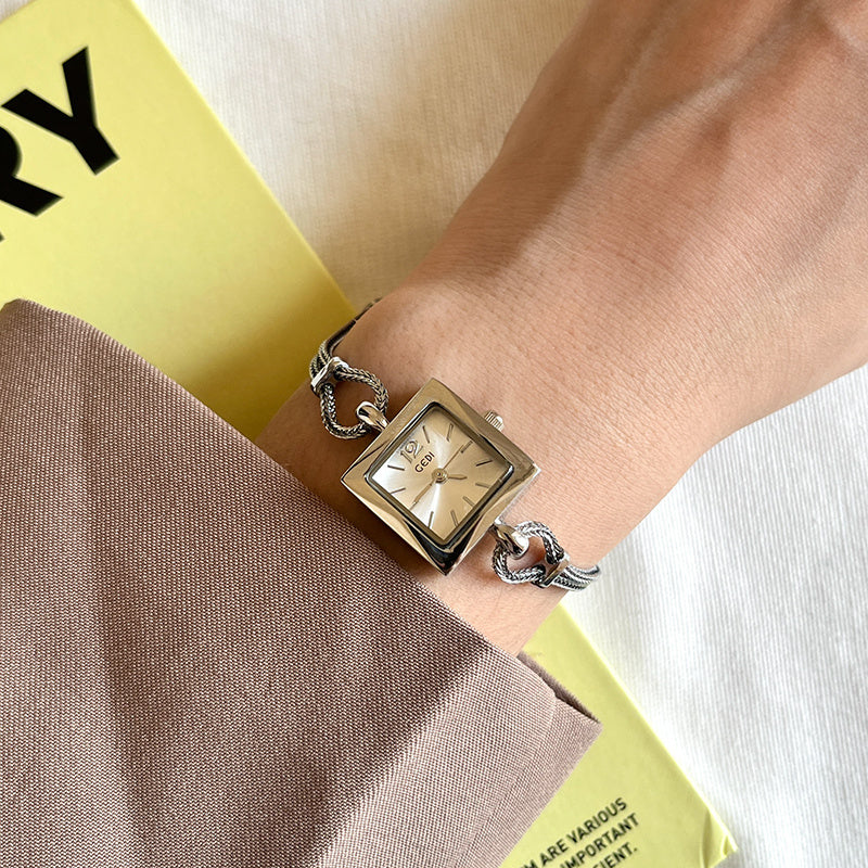 Gold Bracelet Watch – Chunky Statement Block Style by BLOSÉ