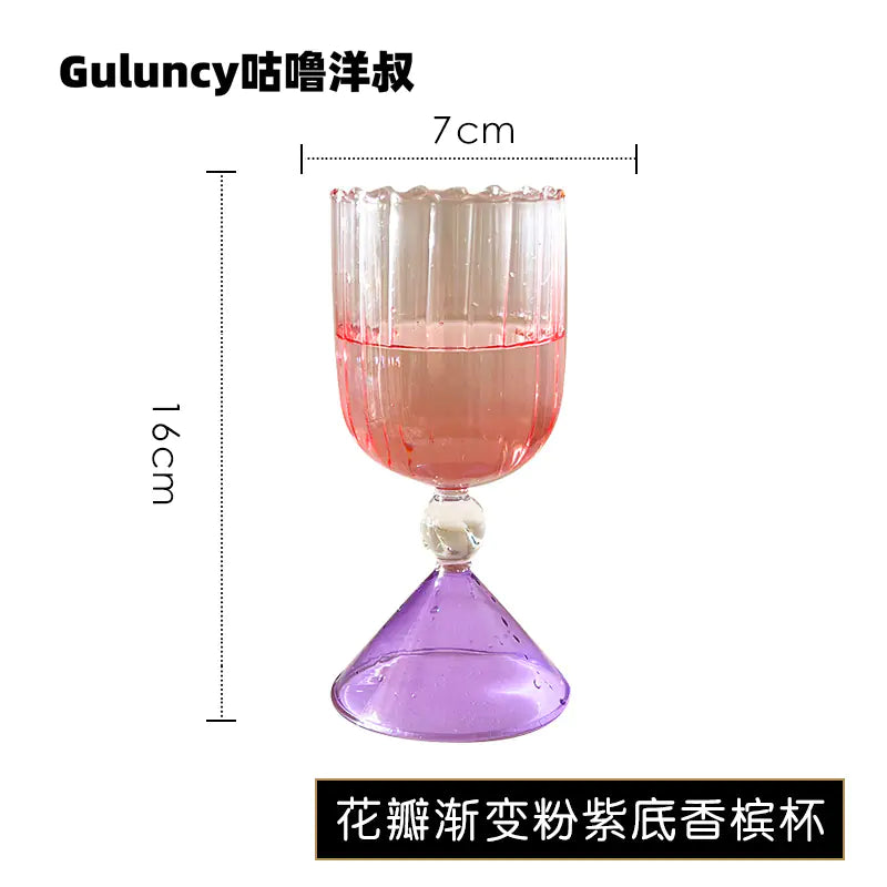 Modern Art Glass Cups – Irregular Design for Coffee, Juice & More
