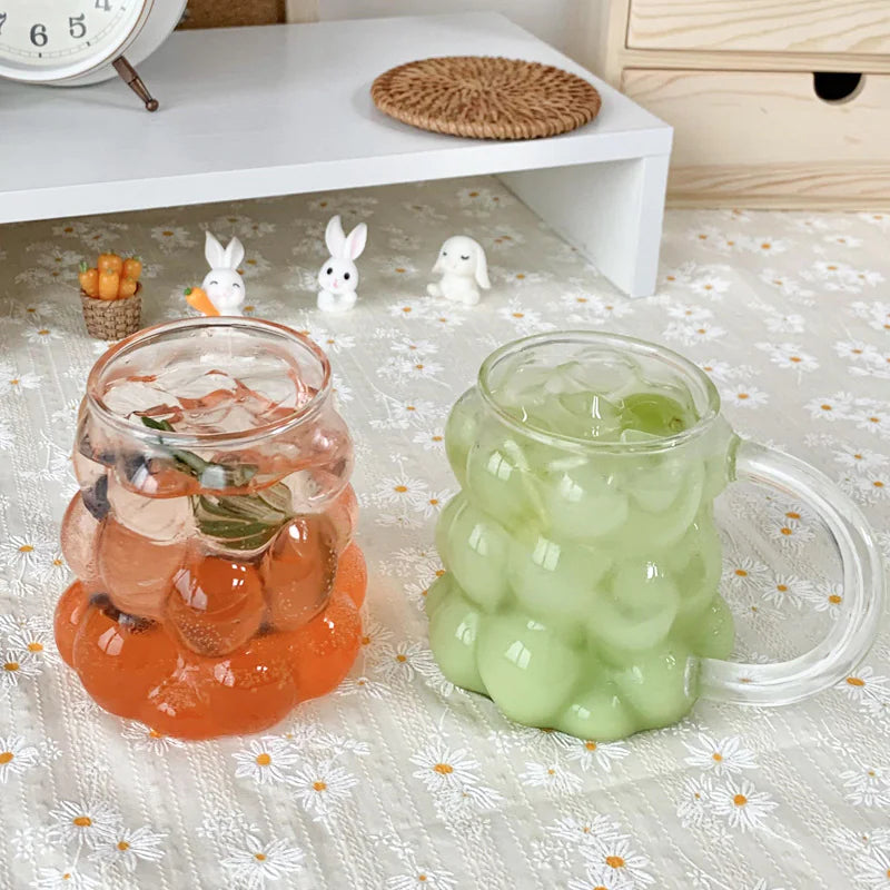 Grape-Shaped Glass Cups – Fun & Stylish Drinkware for Any Occasion
