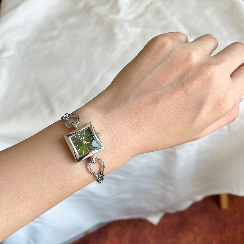 Gold Bracelet Watch – Chunky Statement Block Style by BLOSÉ