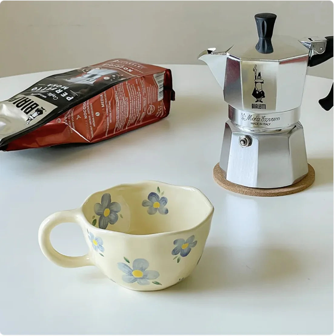 Vintage Bloom Breakfast Mug – Start Your Day with Charm & Warmth