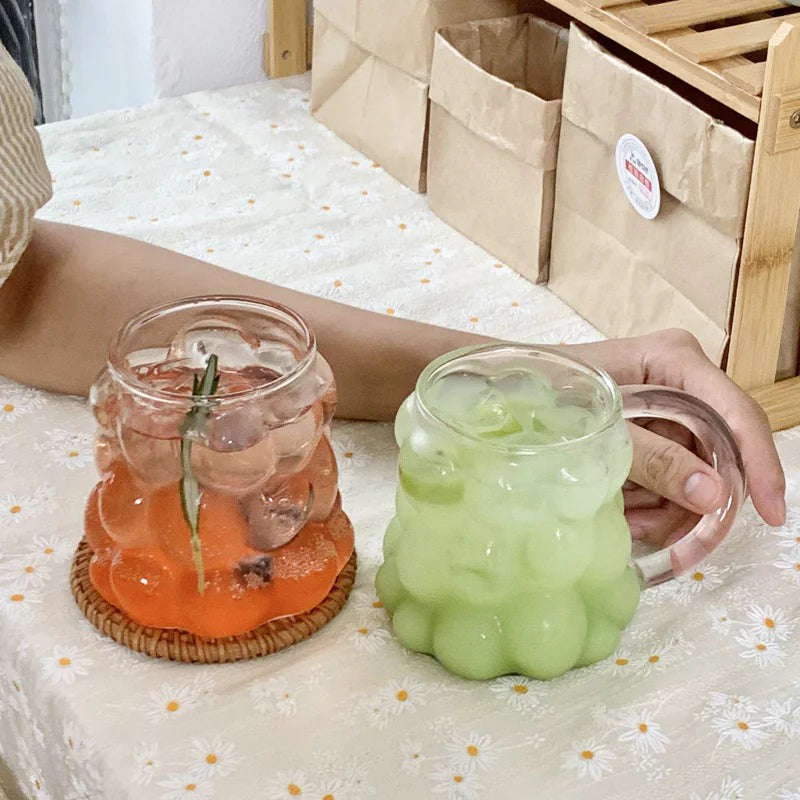 Grape-Shaped Glass Cups – Fun & Stylish Drinkware for Any Occasion