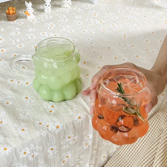 Grape-Shaped Glass Cups – Fun & Stylish Drinkware for Any Occasion