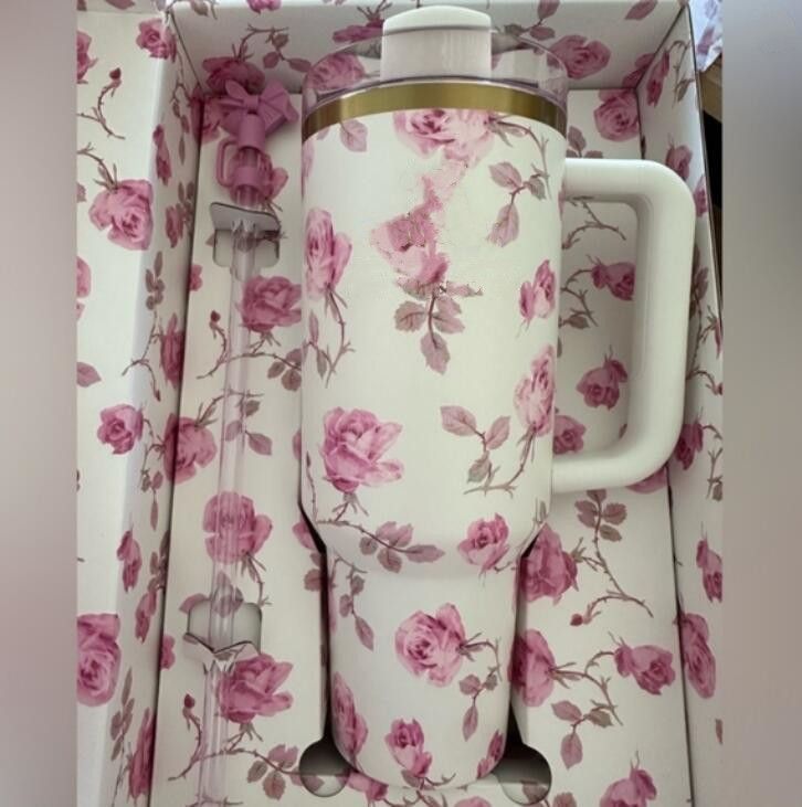 Floral Luxe Tumbler - Limited Summer Drop (40oz)