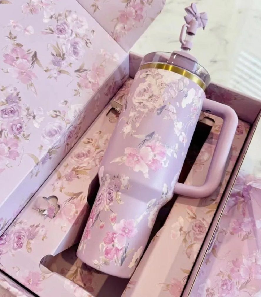 Floral Luxe Tumbler - Limited Summer Drop (40oz)
