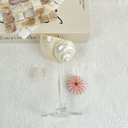 Shell Wine Glass – Handcrafted Ritual Cup with Natural Conch Shell by BLOSÉ