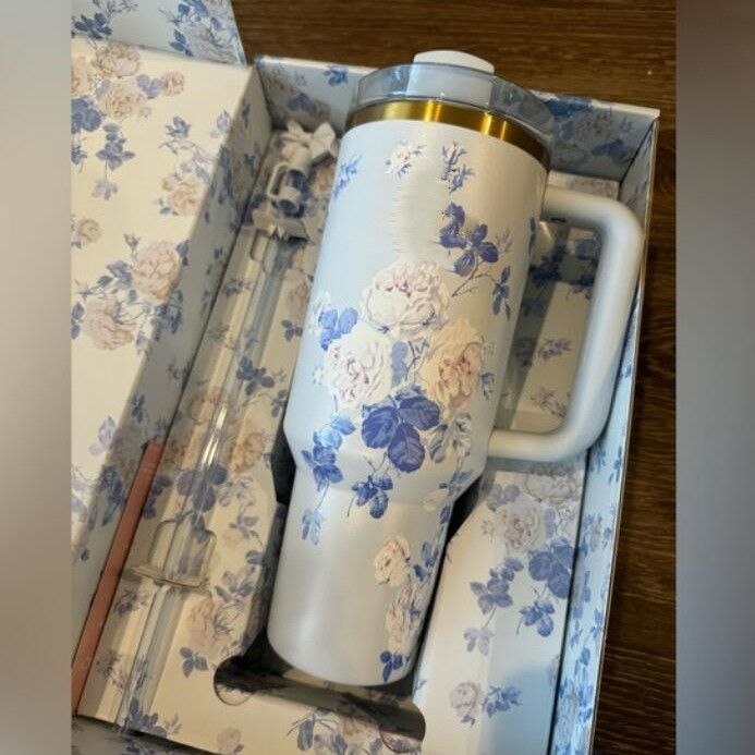 Floral Luxe Tumbler - Limited Summer Drop (40oz)
