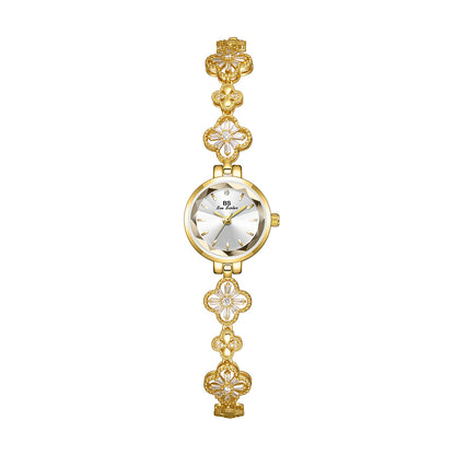 Crystal Floral Bracelet – Adjustable Luxe Look by BLOSÉ