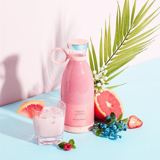 Portable USB Blender – GlowClean Bottle™ for Smoothies & Matcha (350ml)