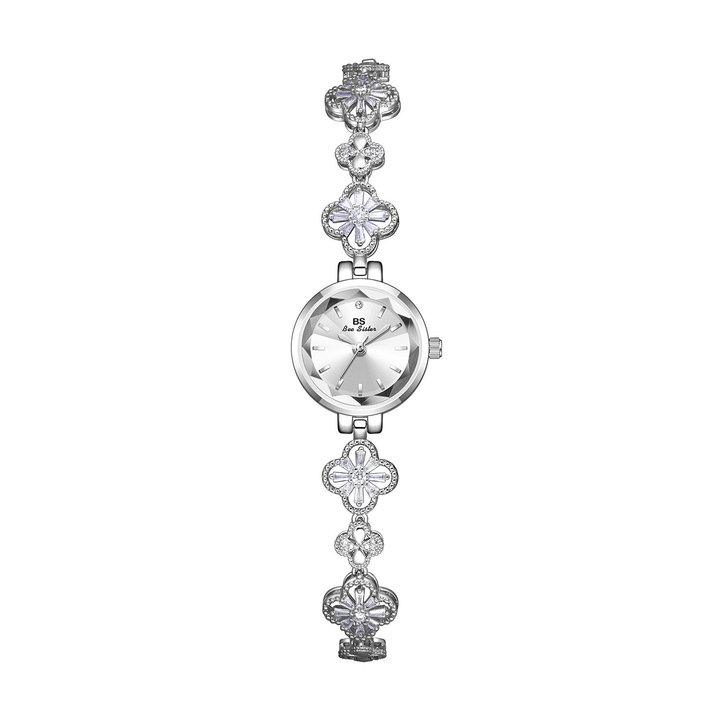 Crystal Floral Bracelet – Adjustable Luxe Look by BLOSÉ