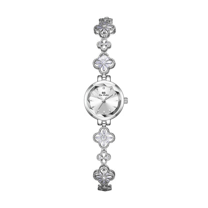 Crystal Floral Bracelet – Adjustable Luxe Look by BLOSÉ